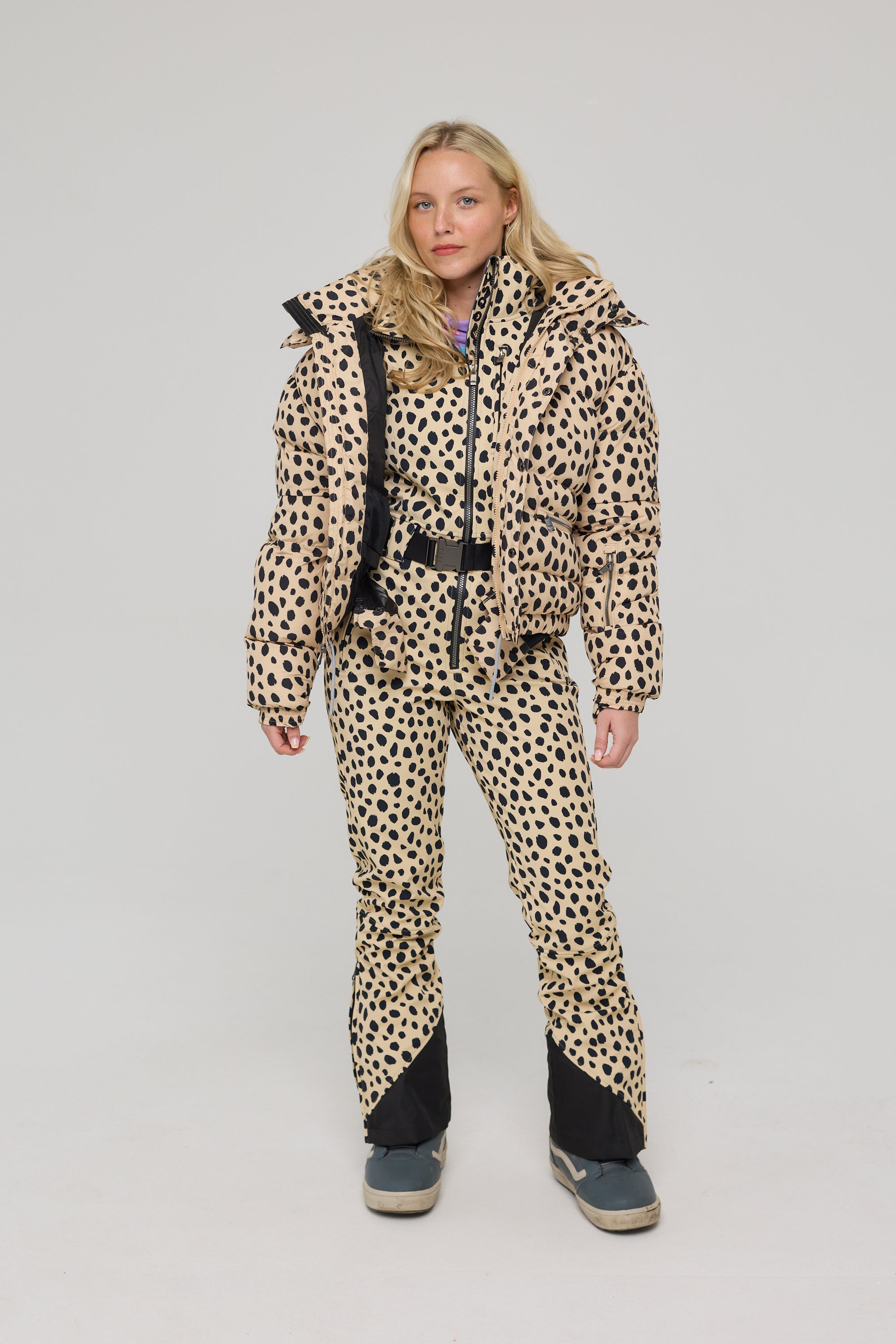 Chic Puffer Jacket - Cheetah