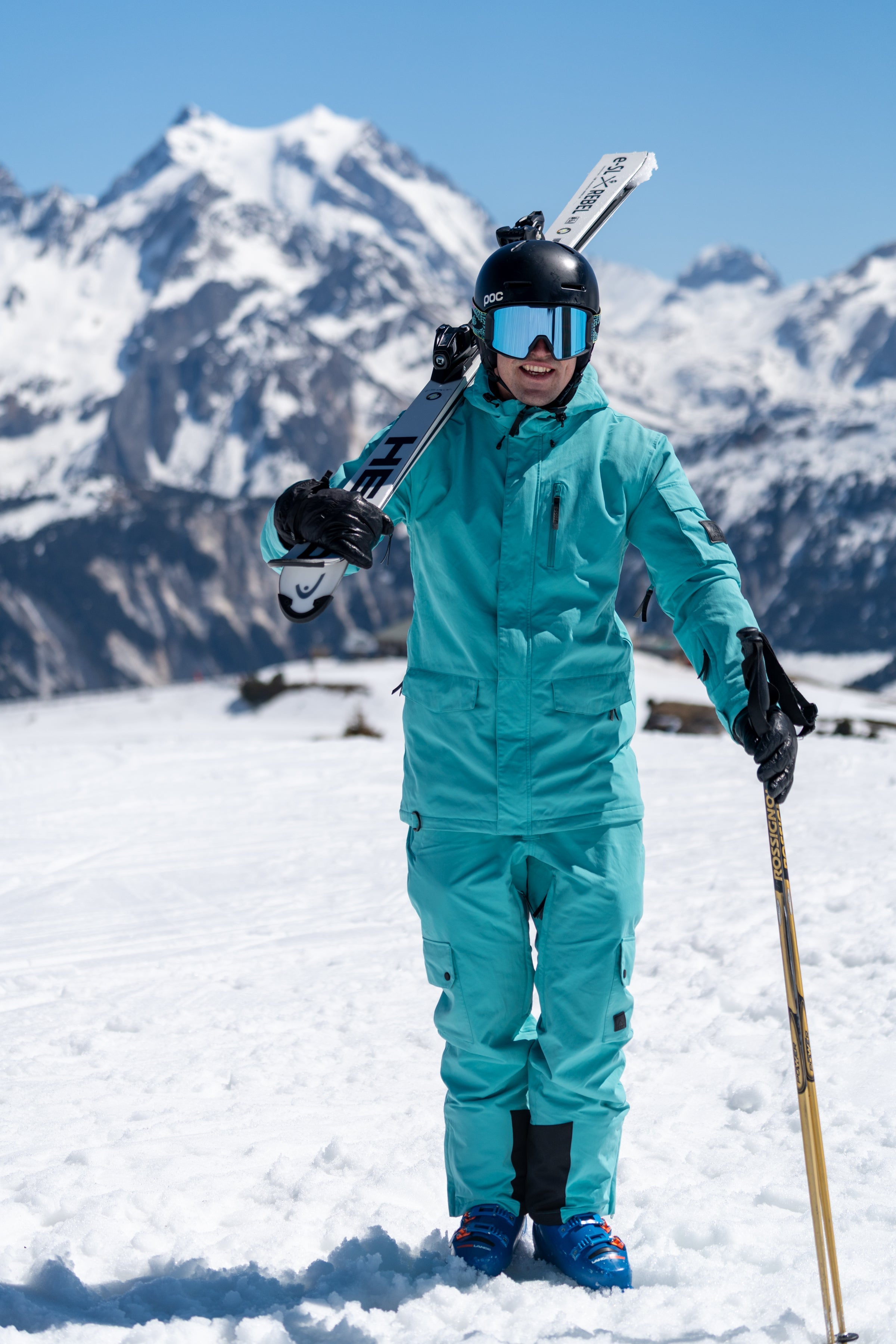 Yeh Man Bib Pant - Aqua