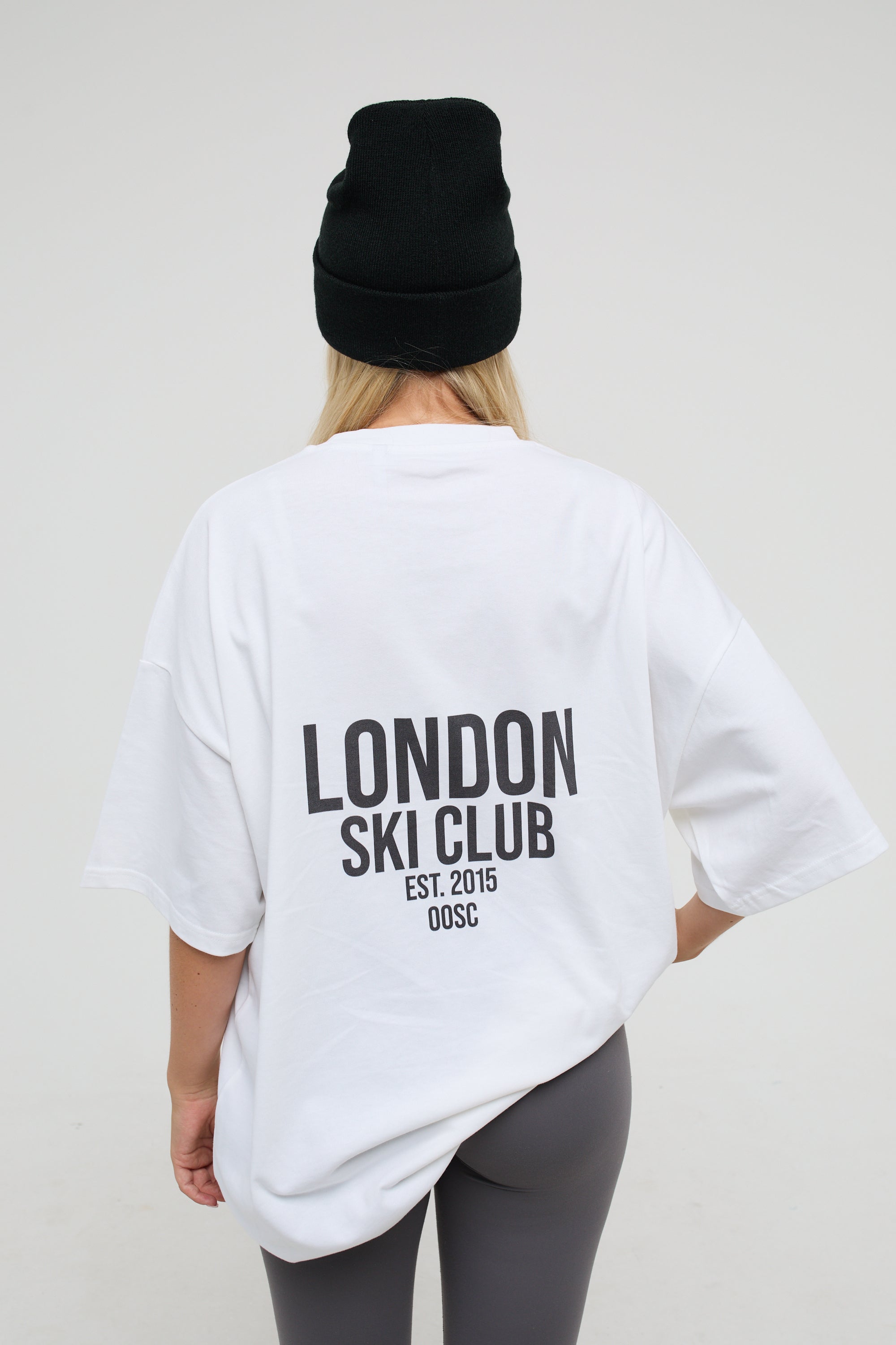 London Ski Club Oversize T-Shirt - White