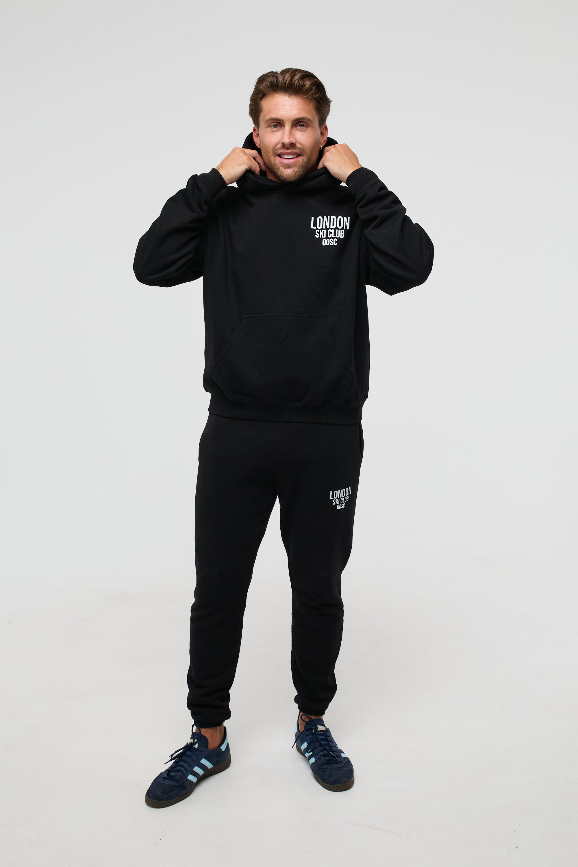 London Ski Club Oversize Hoodie - Black