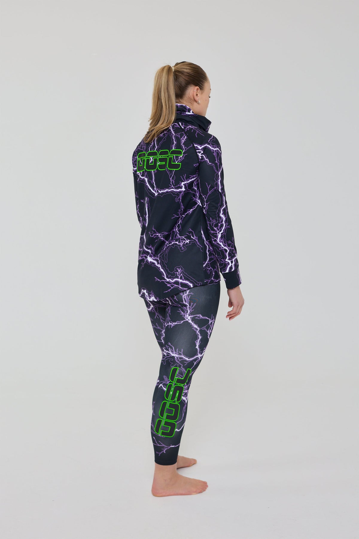 Thunderstruck Women's High Neck Baselayer Top
