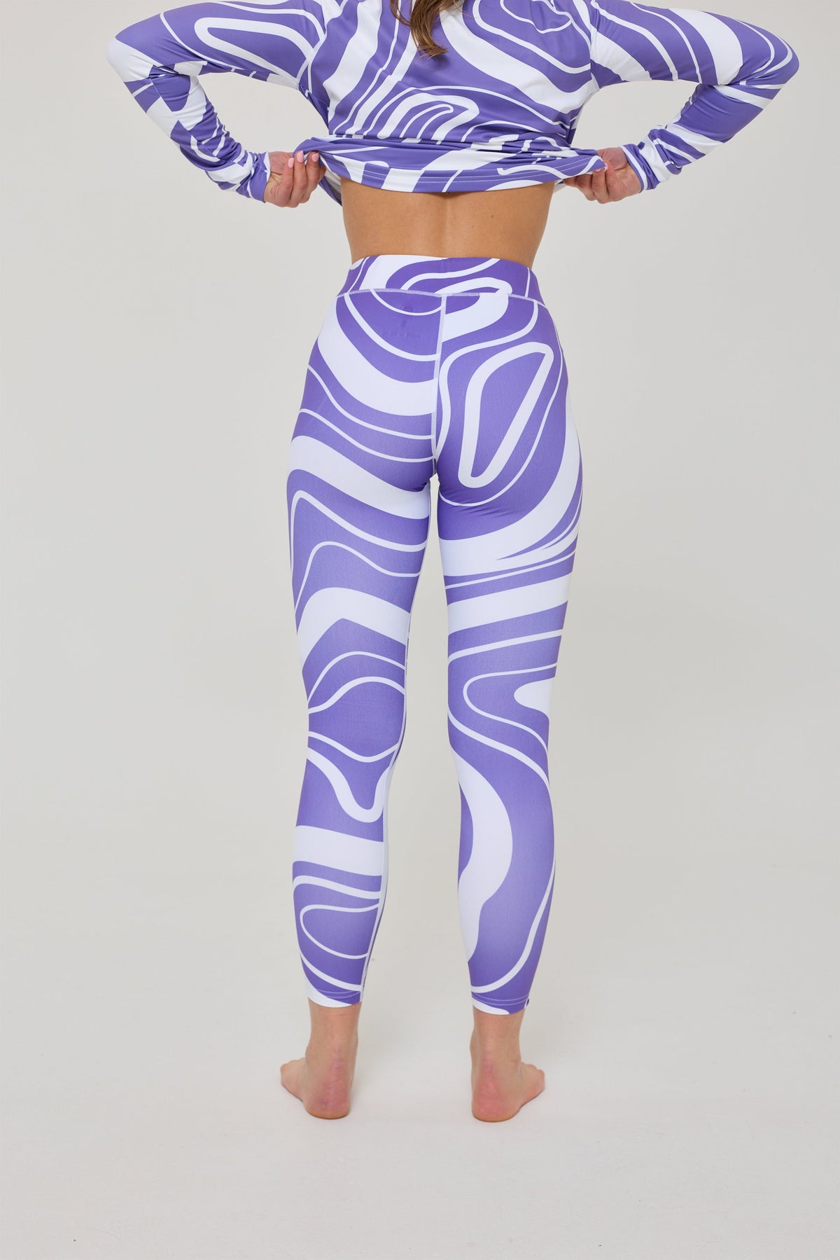 Baselayer Leggings - Purple Swirl Women's