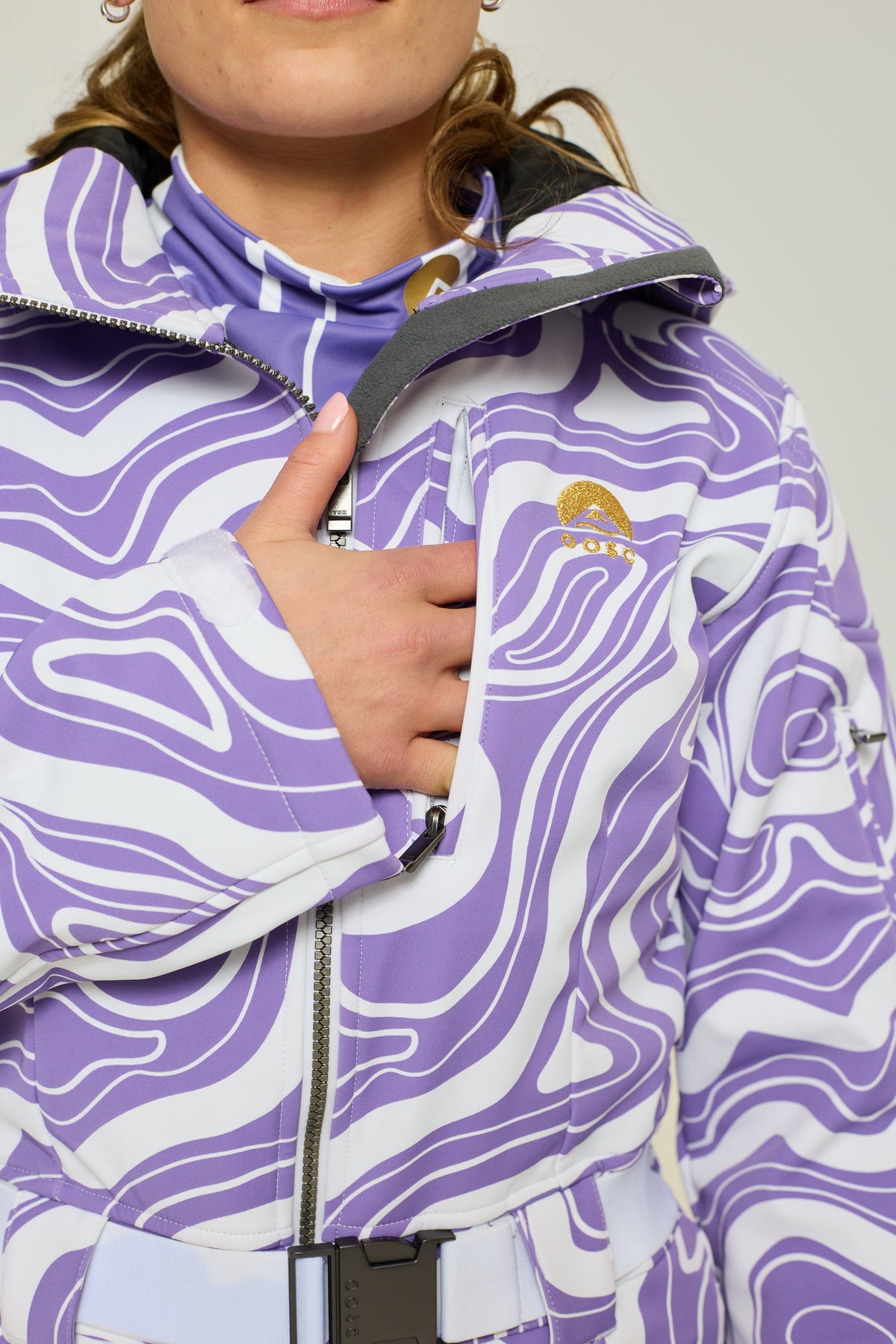 Amethyst Wave Ski Suit