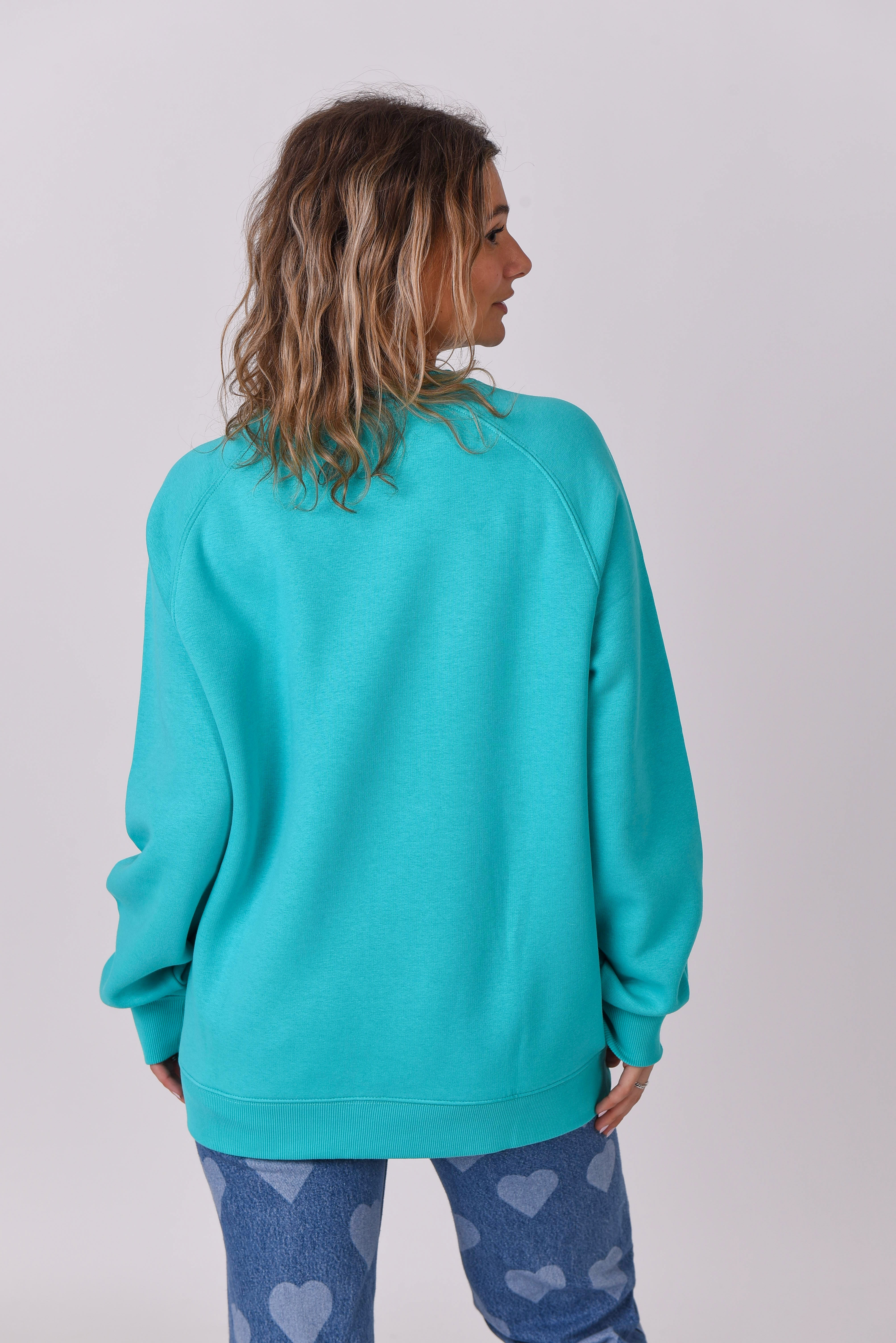 Powder Club Sweatshirt - Aqua