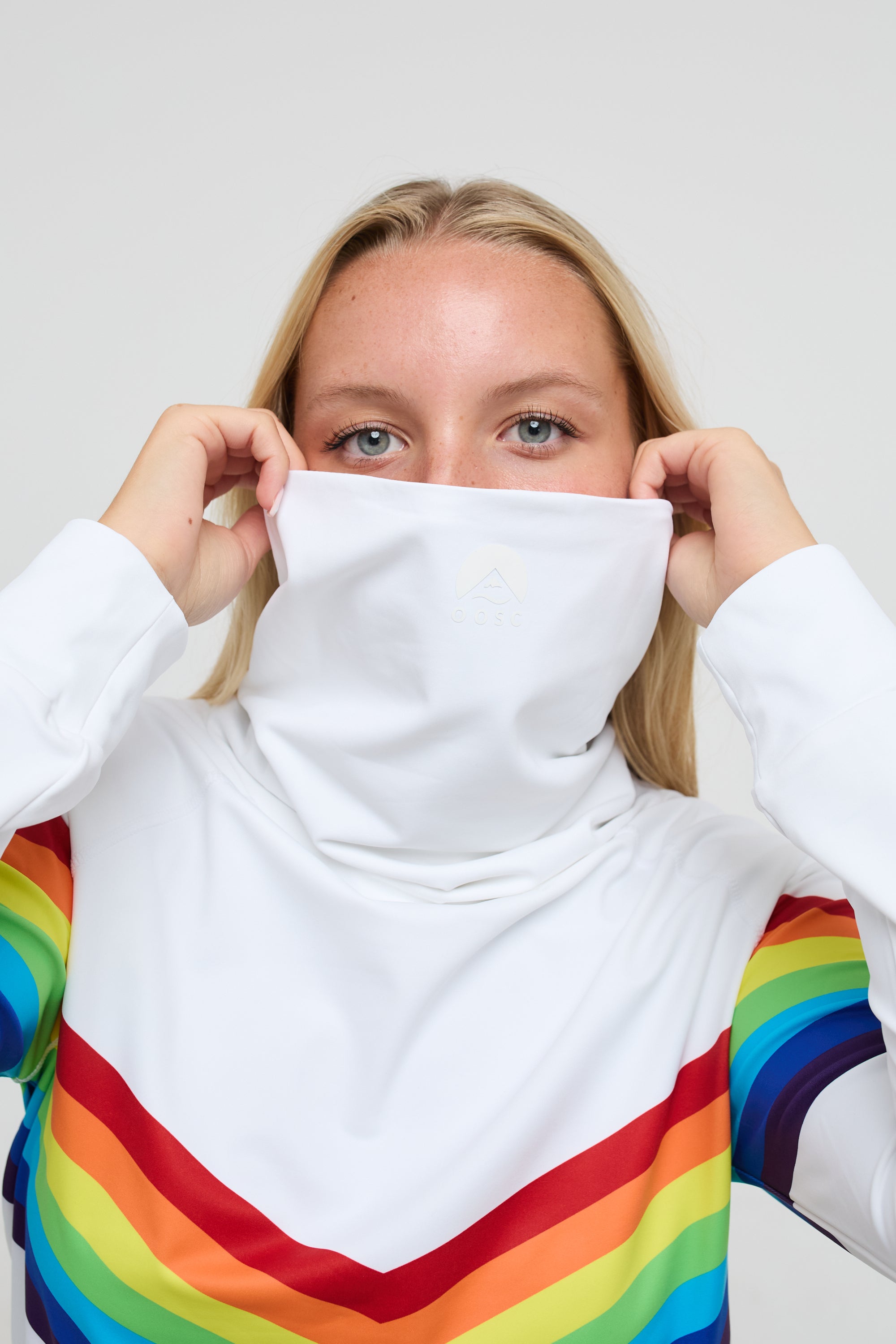 High Neck Baselayer Top Rainbow Road - Women's