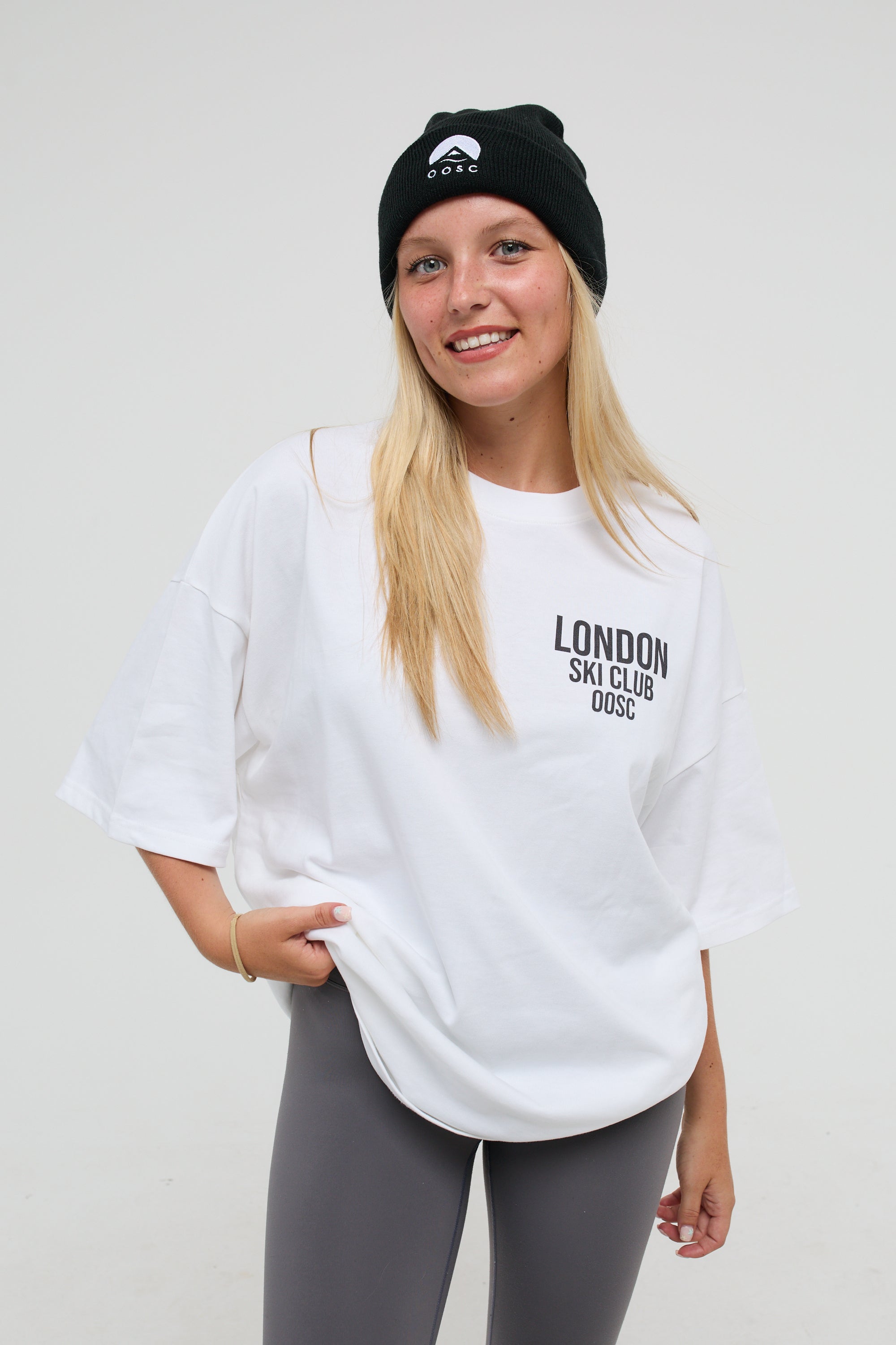 London Ski Club Oversize T-Shirt - White