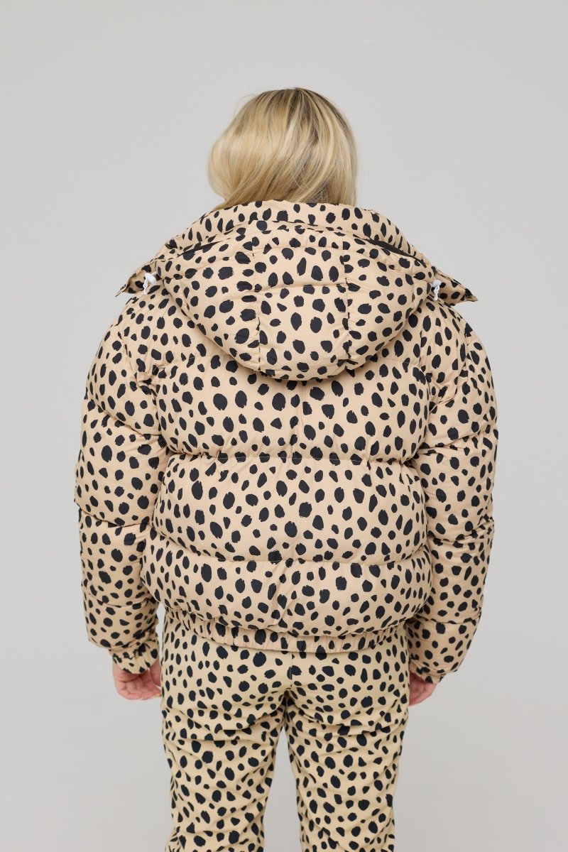 Chic Puffer Jacket - Cheetah - OOSC Clothing
