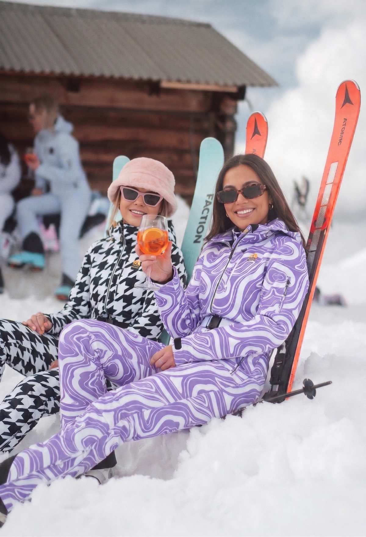 Amethyst Wave Ski Suit