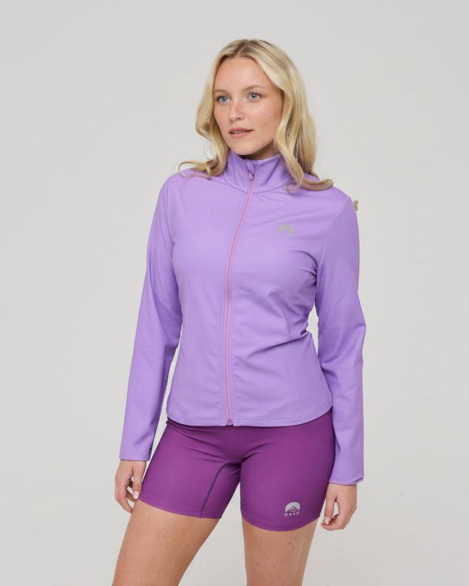Infinite Cropped Zipped Jacket - Purple - OOSC Clothing