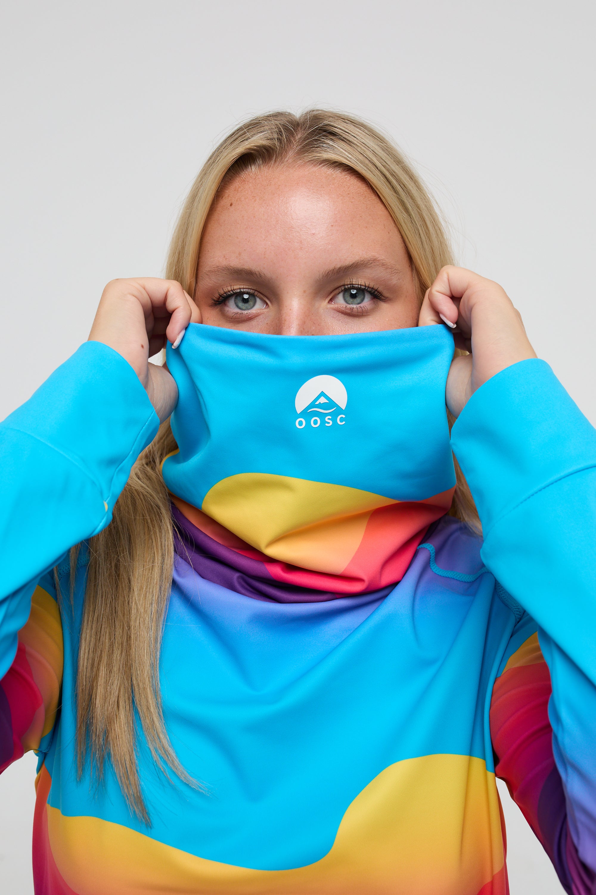 High Neck Baselayer Top Mambo Sunset - Women's