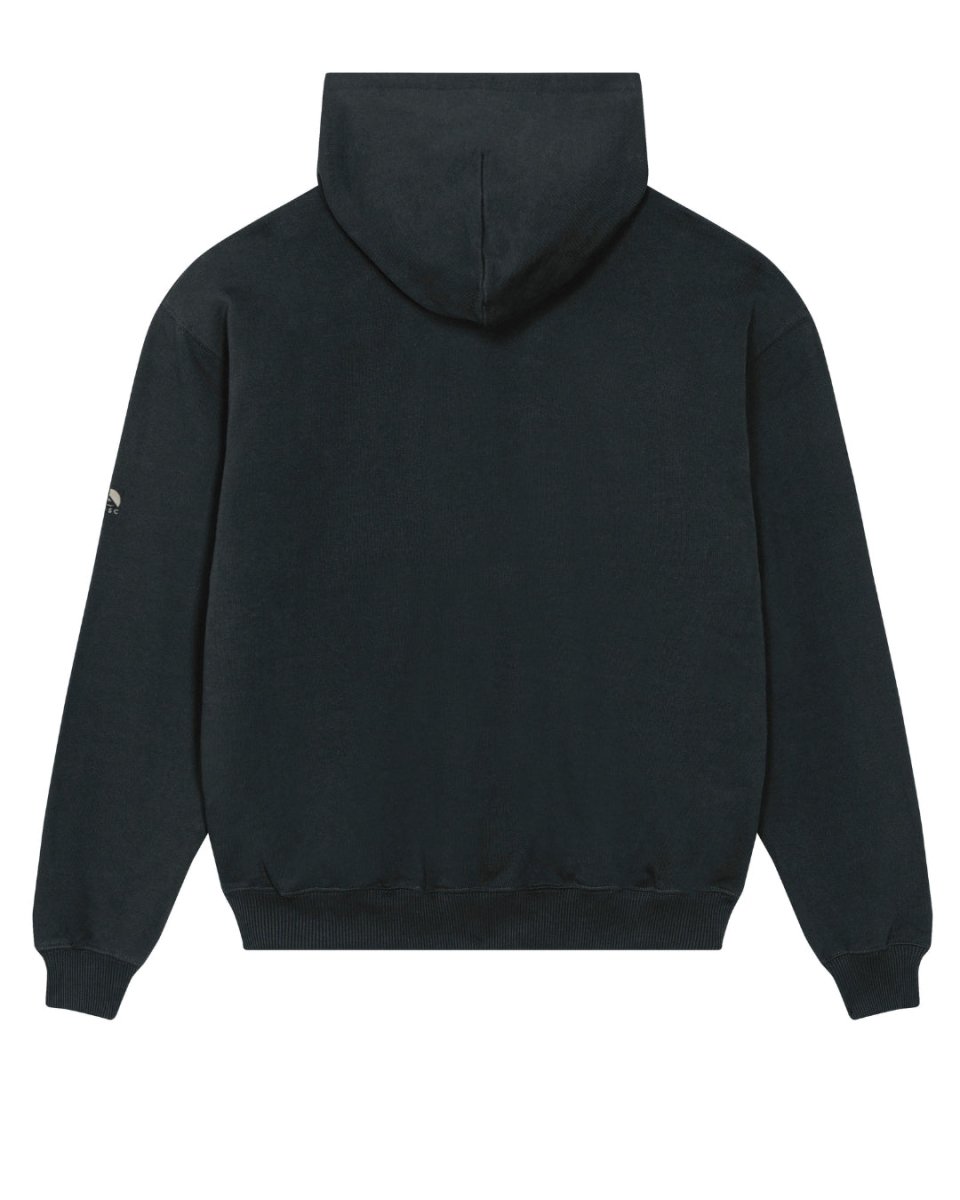 NFL Heavyweight Oversize Shield Hoodie - Black - OOSC Clothing