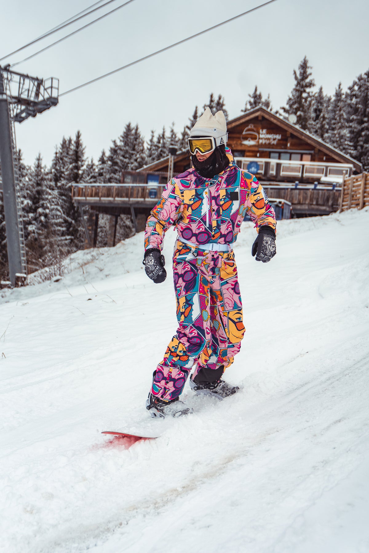 Comic Book Candy Ski Suit - Mens