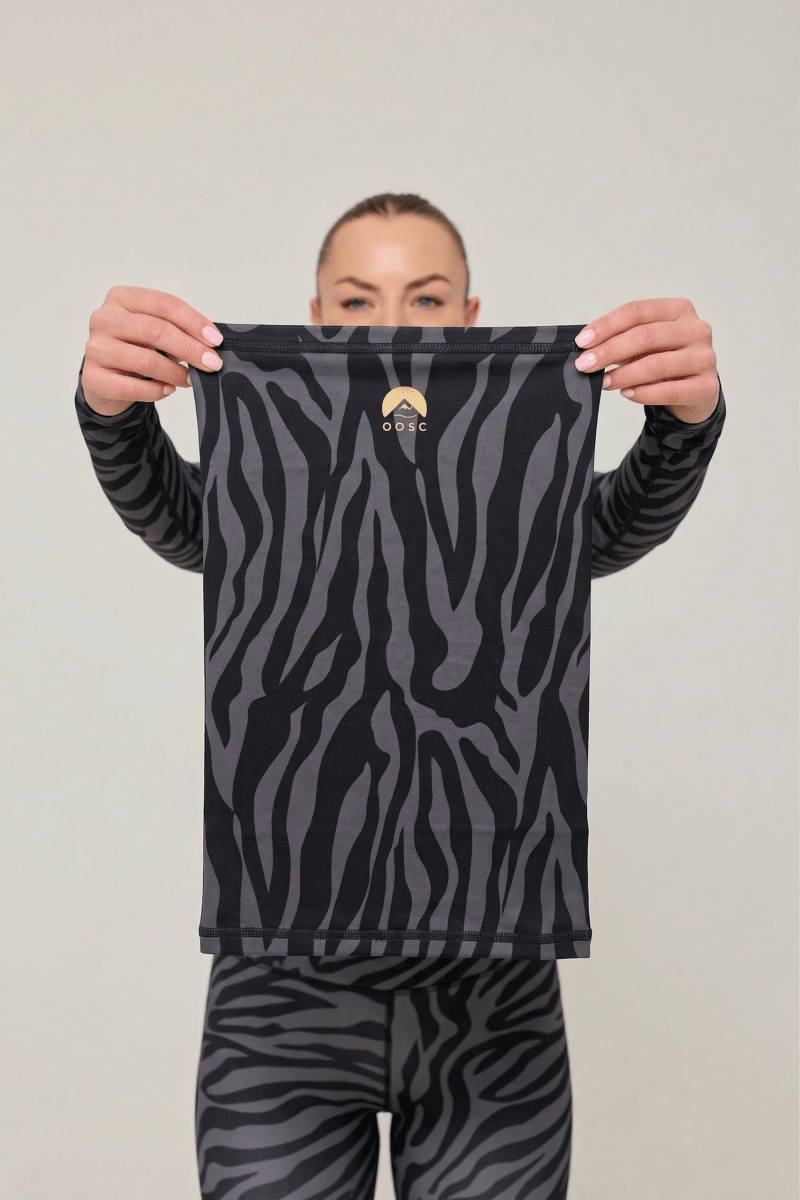 OOSC Neckwarmer - Black Tiger - OOSC Clothing