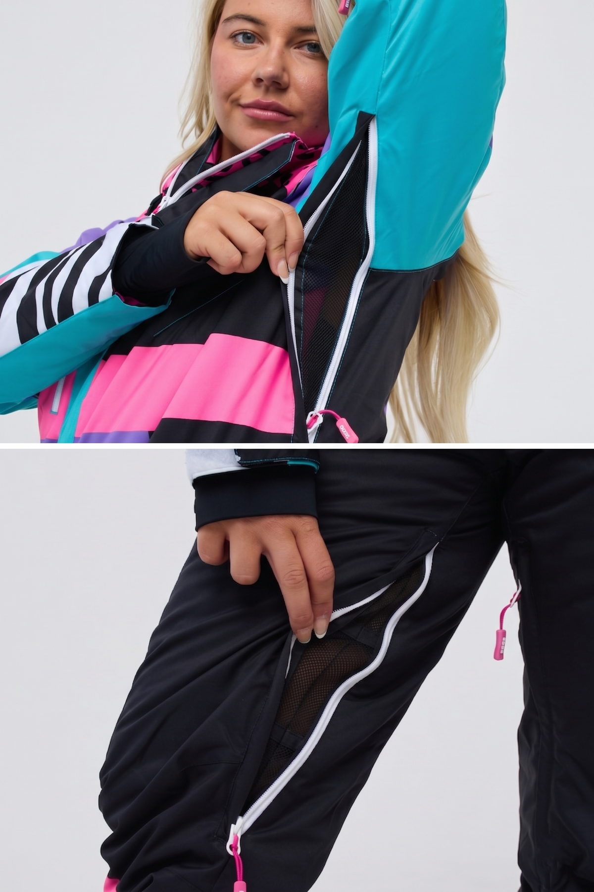 Hotel California Pink Shaped Women's Ski Suit
