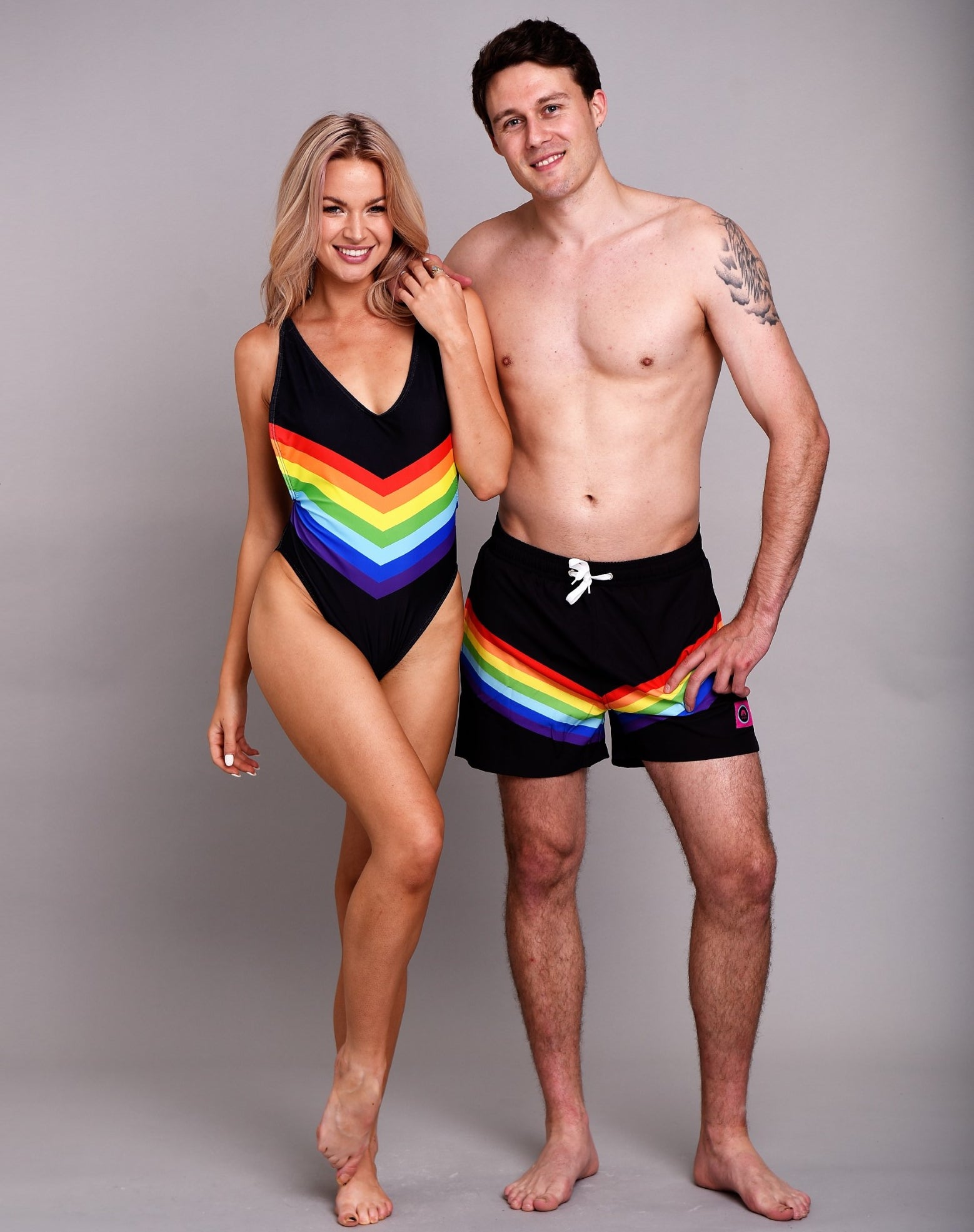 Short de bain Rainbow Road pour homme