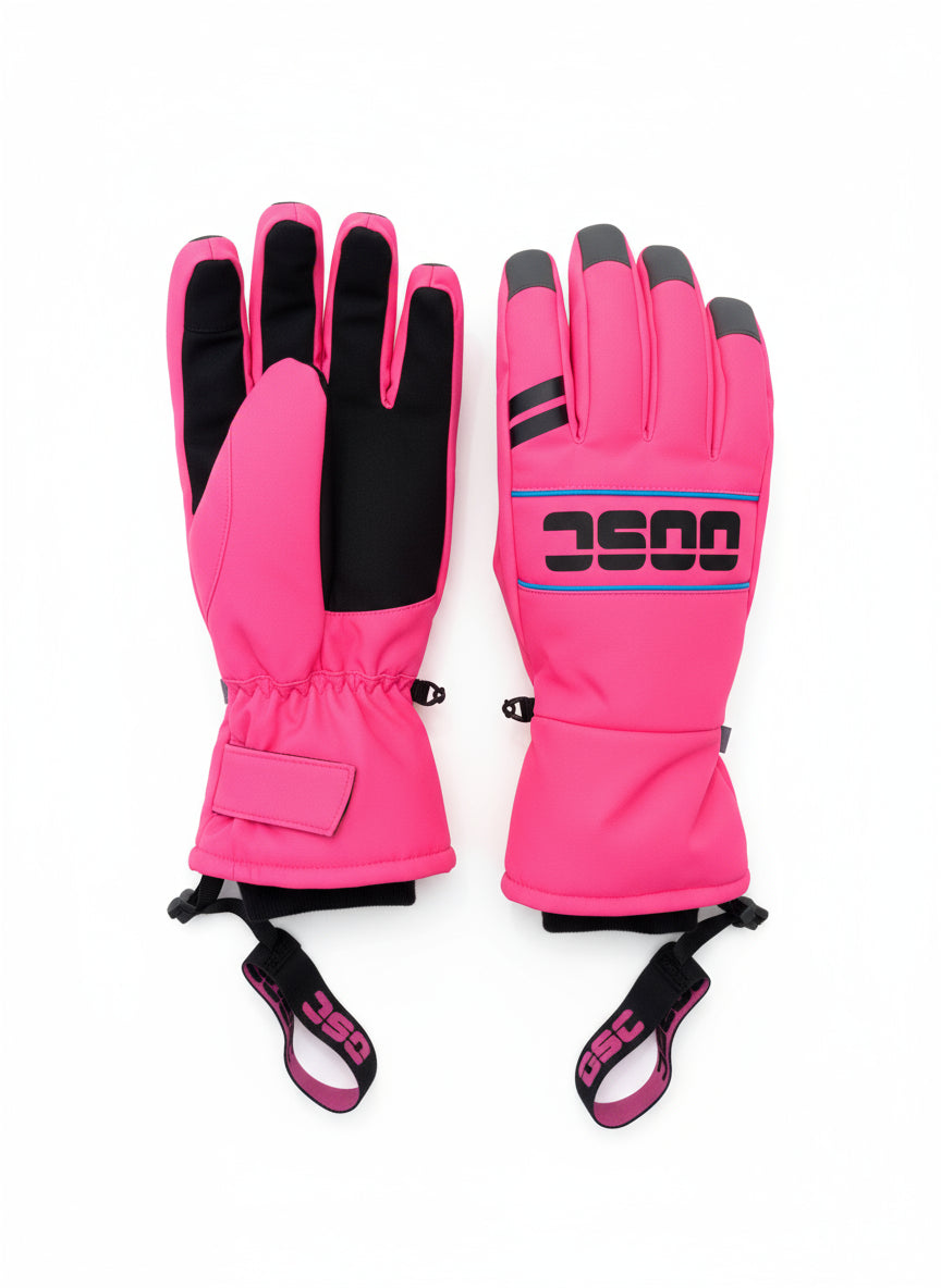 1987 PrimaLoft® V2 Ski & Snowboard Gloves - Pink
