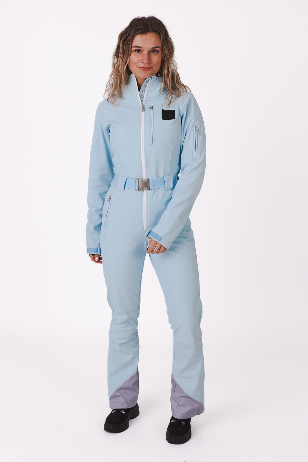 Ice Blue Chic Ski Suit