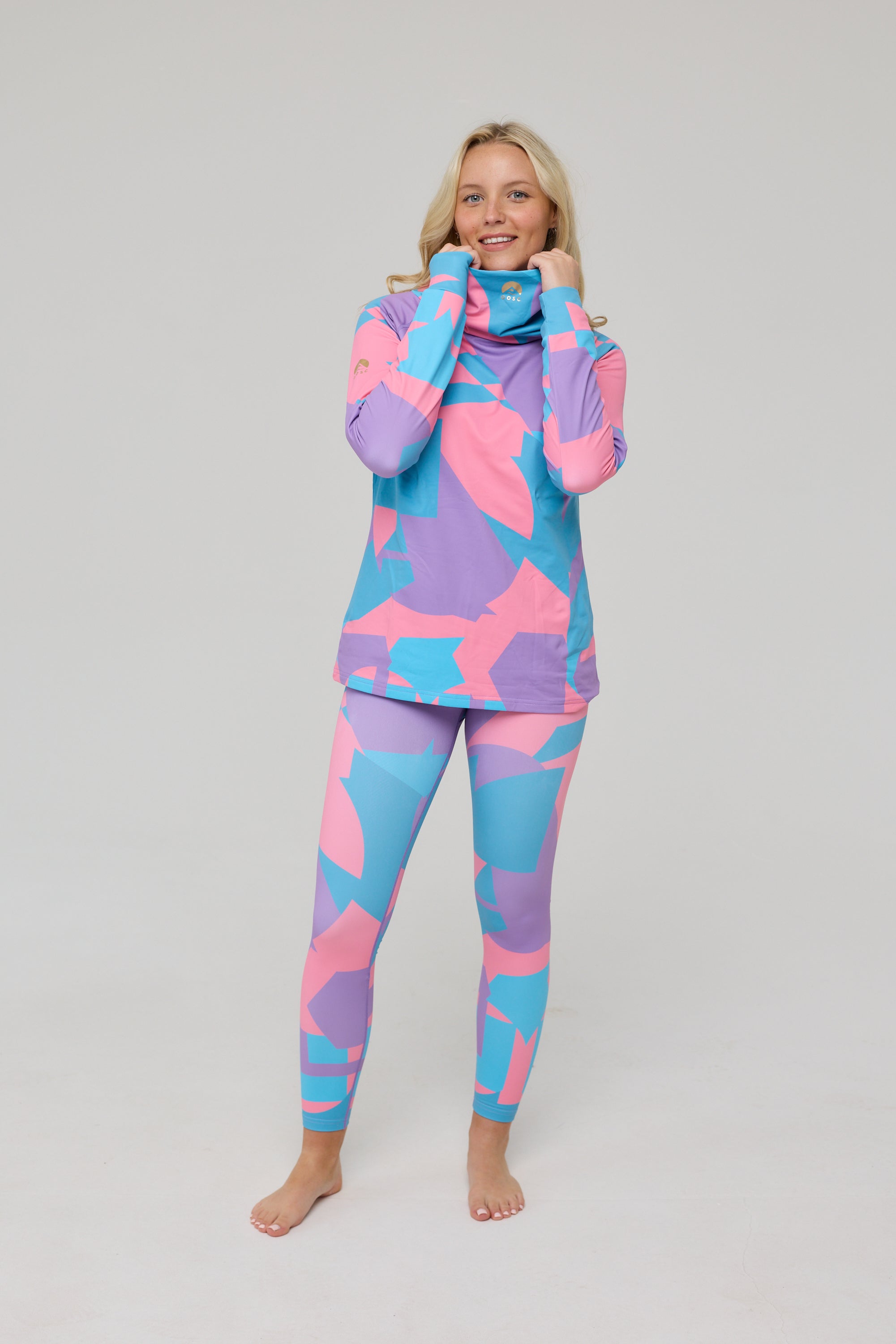 High Neck Baselayer Top Del Mar