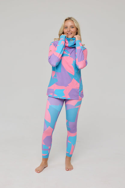 High Neck Baselayer Top Del Mar