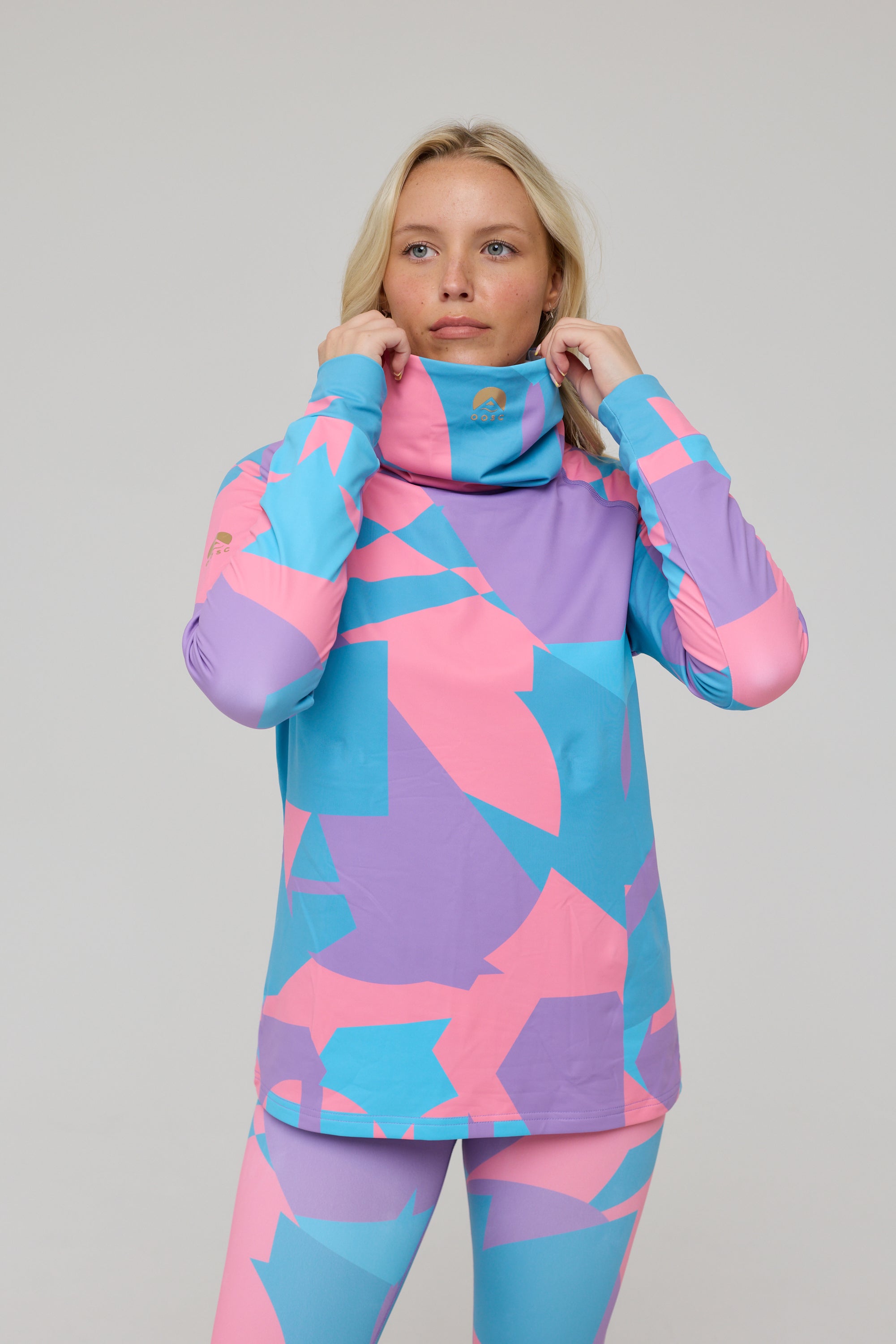 High Neck Baselayer Top Del Mar