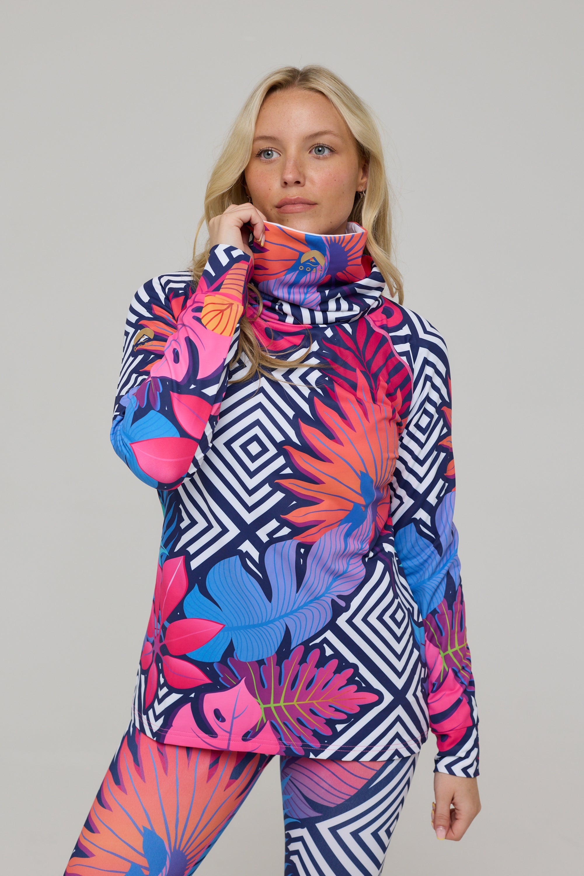 High Neck Baselayer Top Big Poppa -  Women's