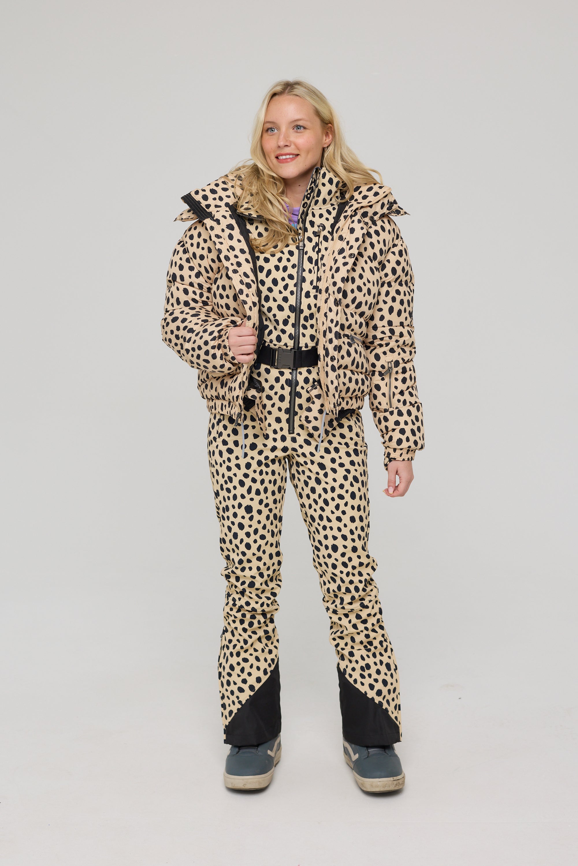 Chic Puffer Jacket - Cheetah
