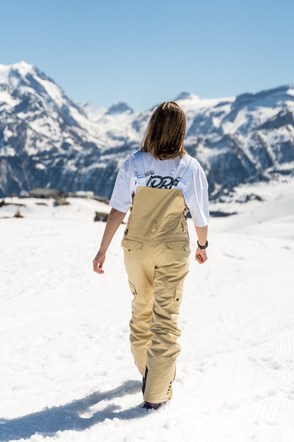 Yeh Girl Bib Pant - Sand