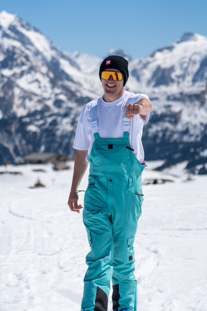 Yeh Man Bib Pant - Aqua