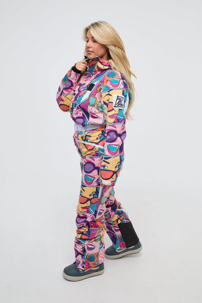 Comic Book Candy - Curved Women's Ski Suit