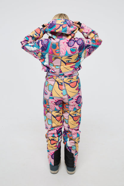 Comic Book Candy - Curved Women's Ski Suit