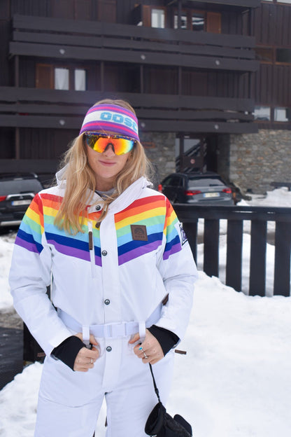 Rainbow Road Shaped Women's Ski Suit