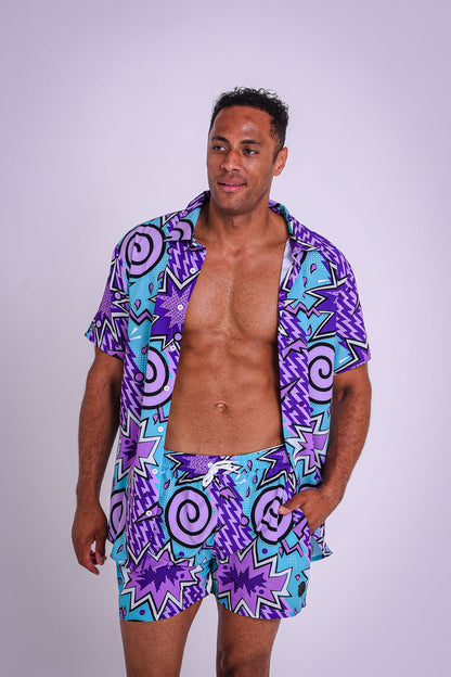 Chemise à manches courtes Fresh Prince pour hommes