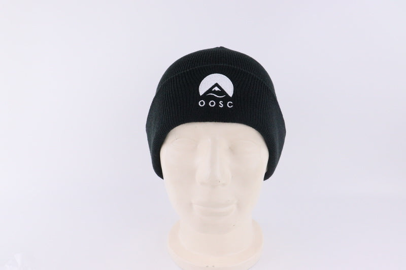 Classique Beanie - Black with White Logo