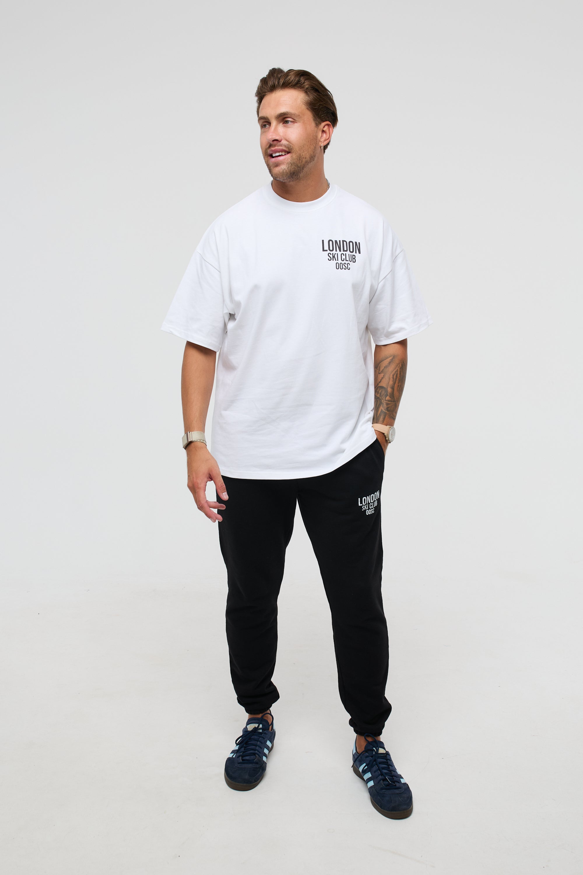 London Ski Club Oversize T-Shirt - White