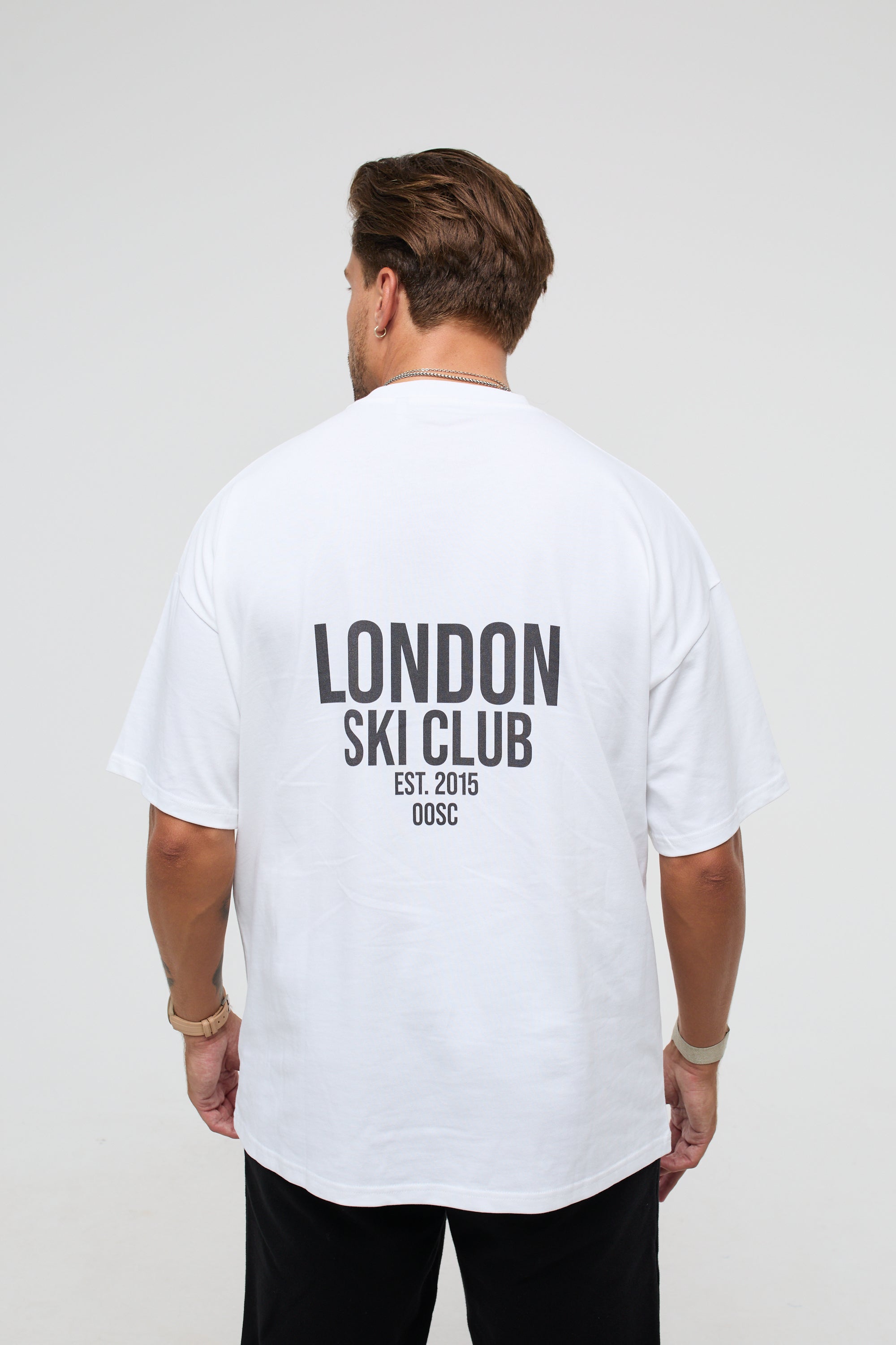 London Ski Club Oversize T-Shirt - White