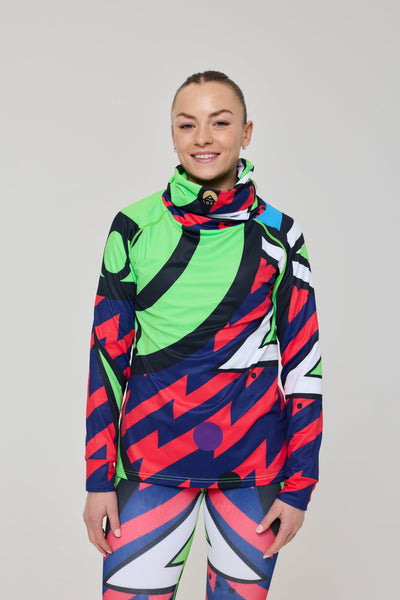 Fresh Prince X Women's High Neck Baselayer Top