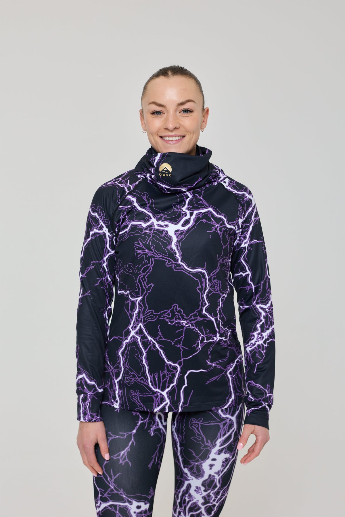Thunderstruck Women's High Neck Baselayer Top