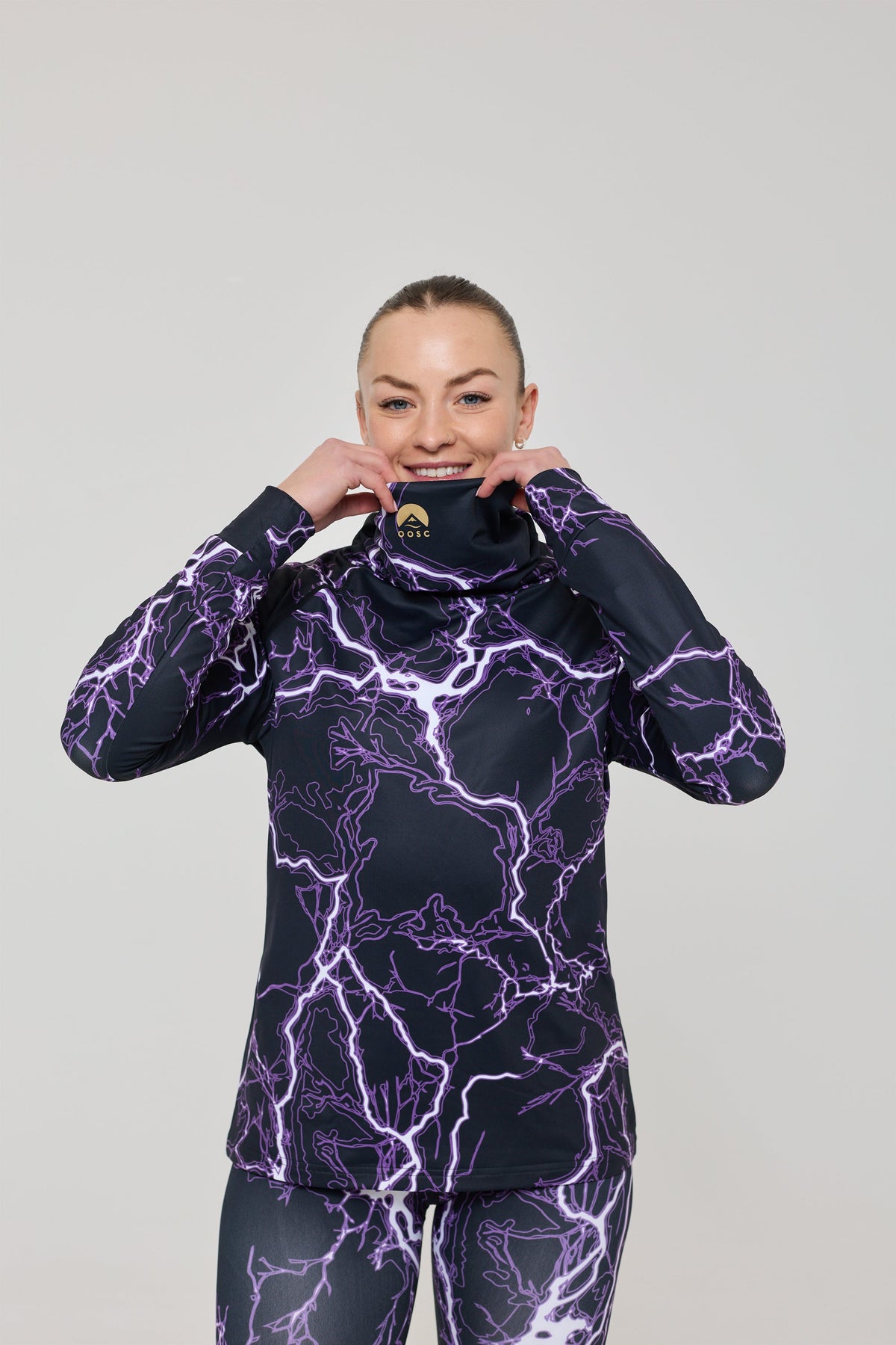 Thunderstruck Women's High Neck Baselayer Top