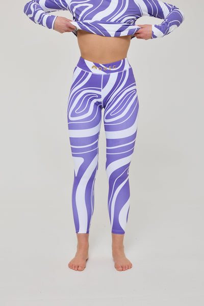 Baselayer Leggings - Purple Swirl Women's