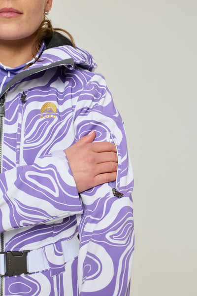 Amethyst Wave Ski Suit