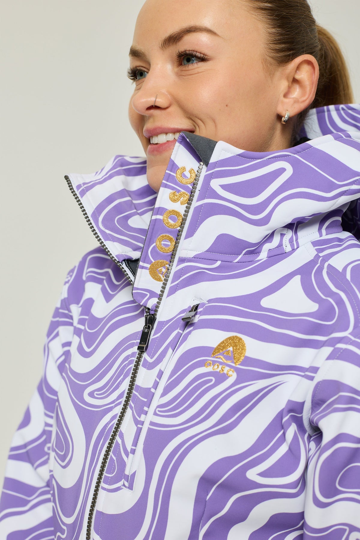 Amethyst Wave Ski Suit