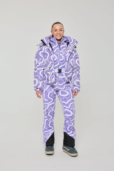 Amethyst Wave Ski Suit