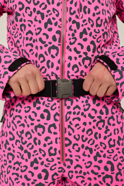 Rosé Leopard Ski Suit