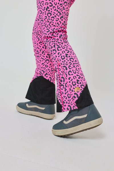 Rosé Leopard Ski Suit