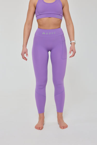 Infinite High Waisted Leggings - Purple