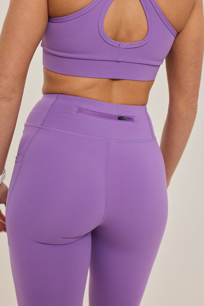 Infinite High Waisted Leggings - Purple