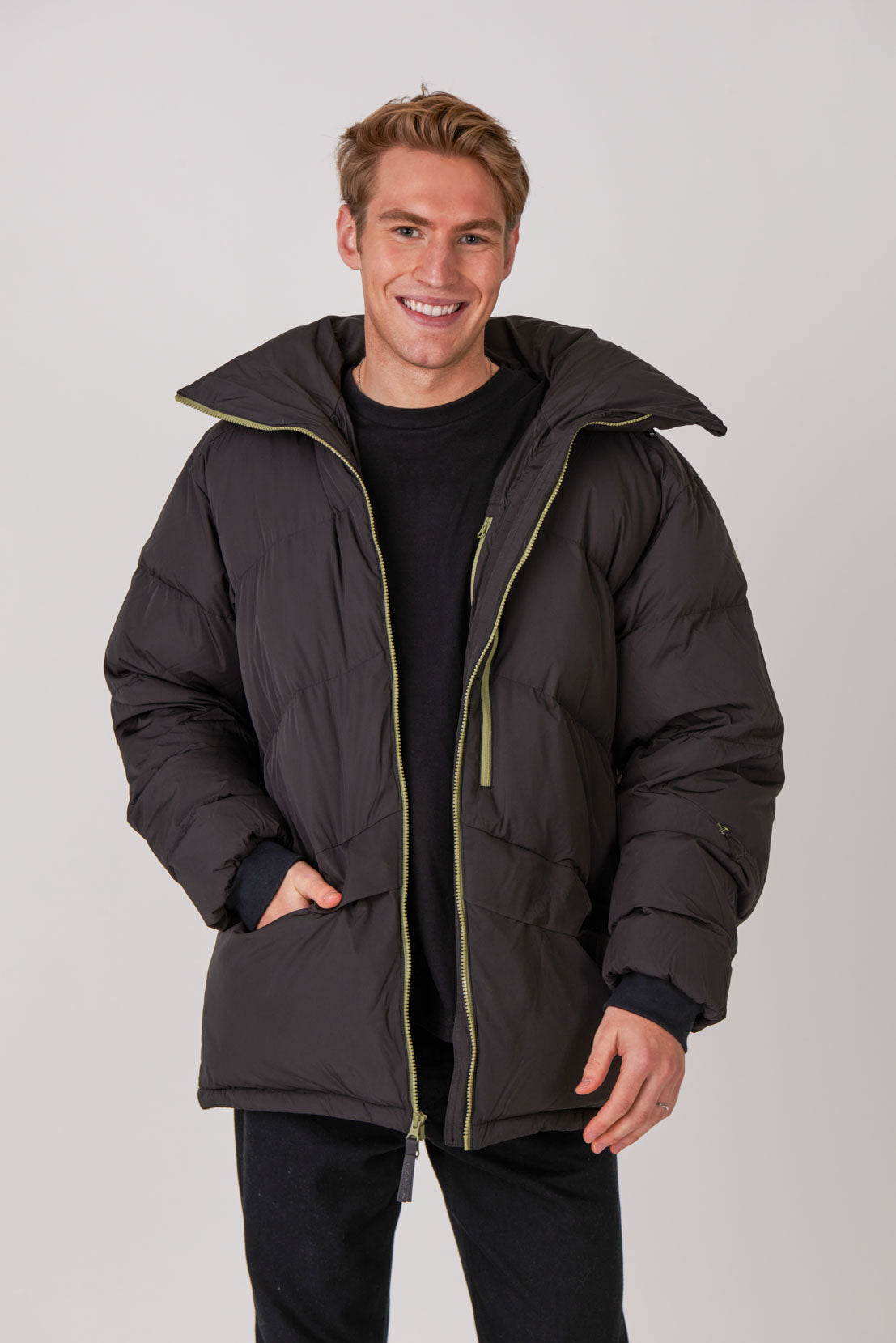 Men's Puffer Jacket Black