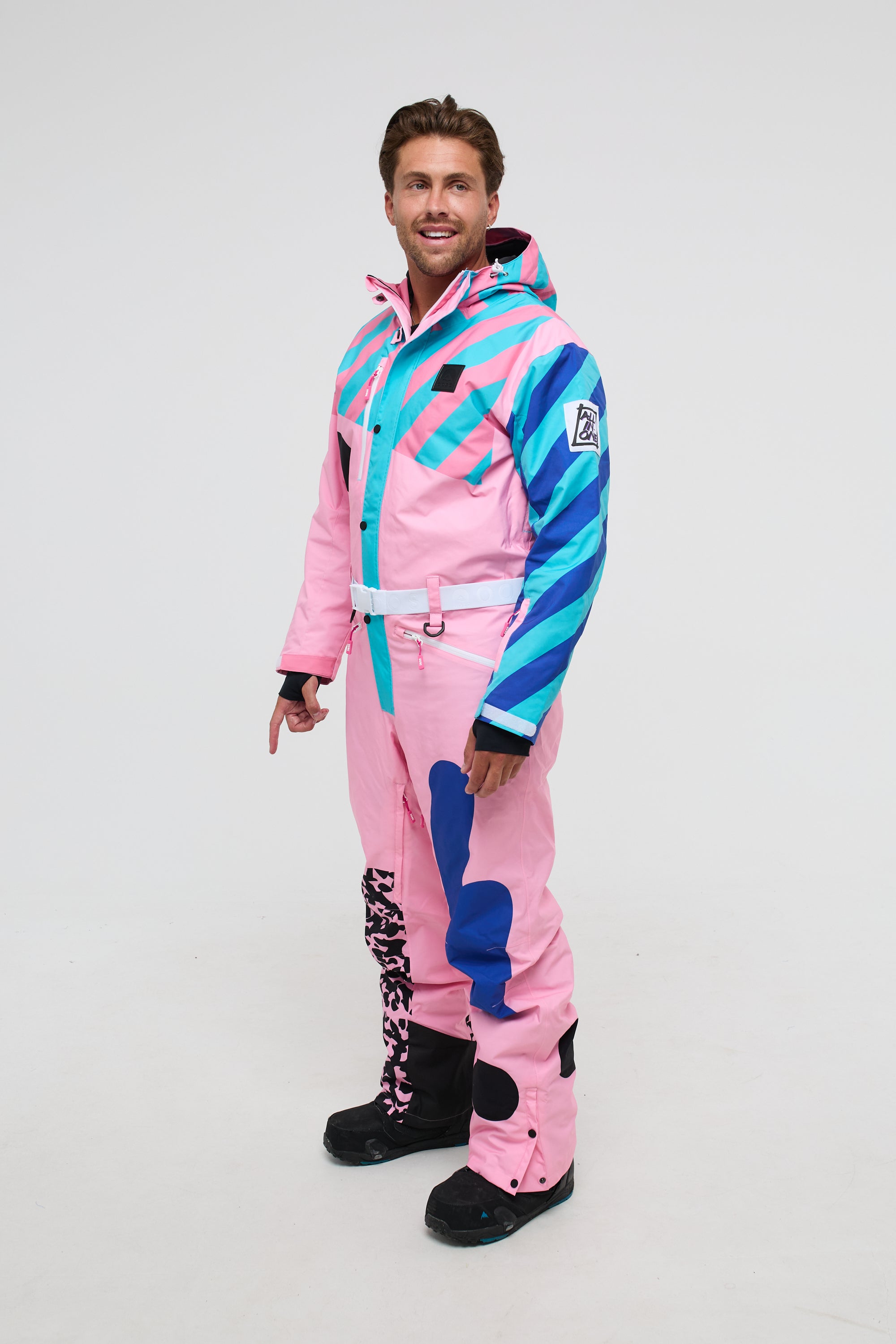 Penfold In Pink Ski Suit - Men's