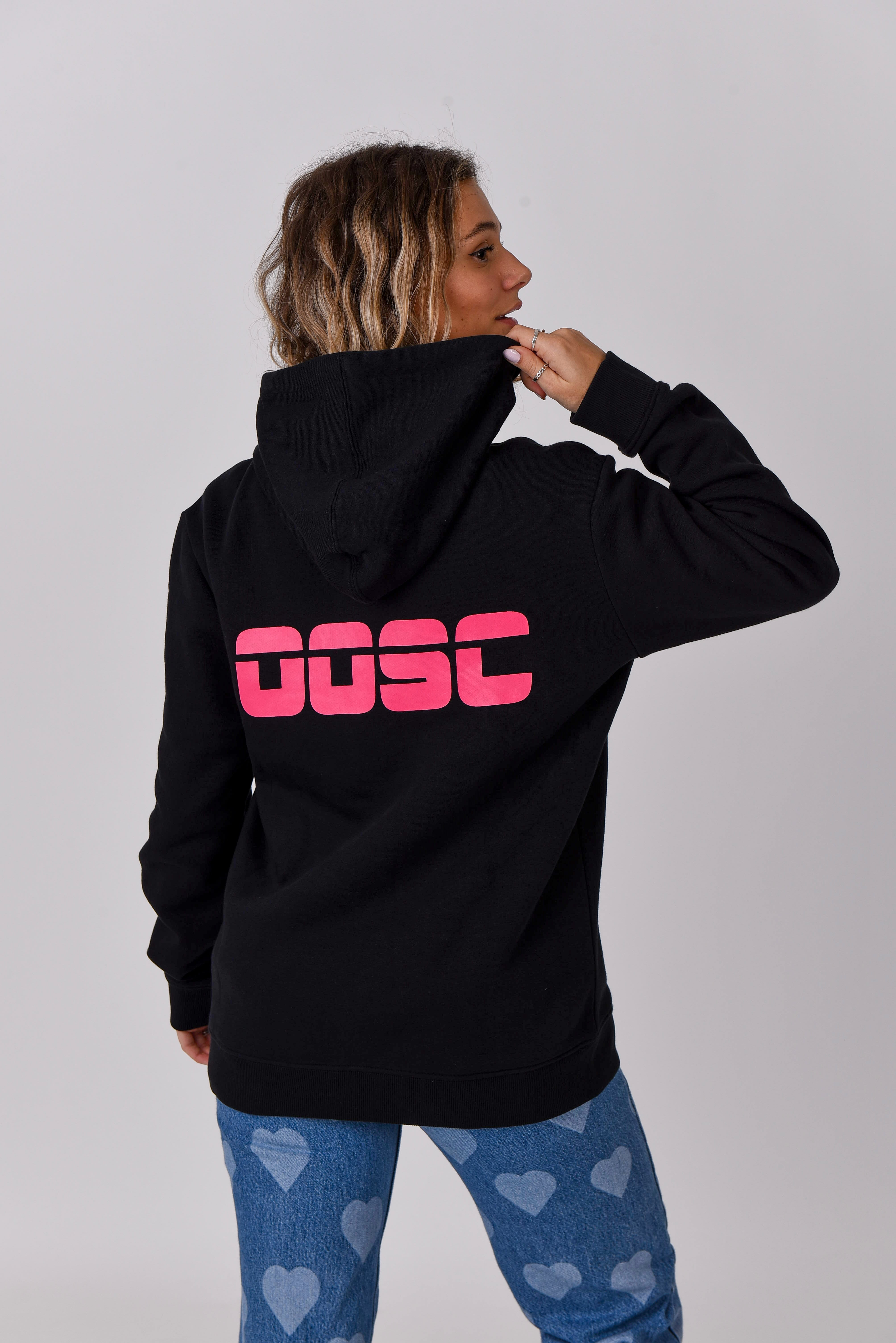 Retro OOSC Hoodie - Black