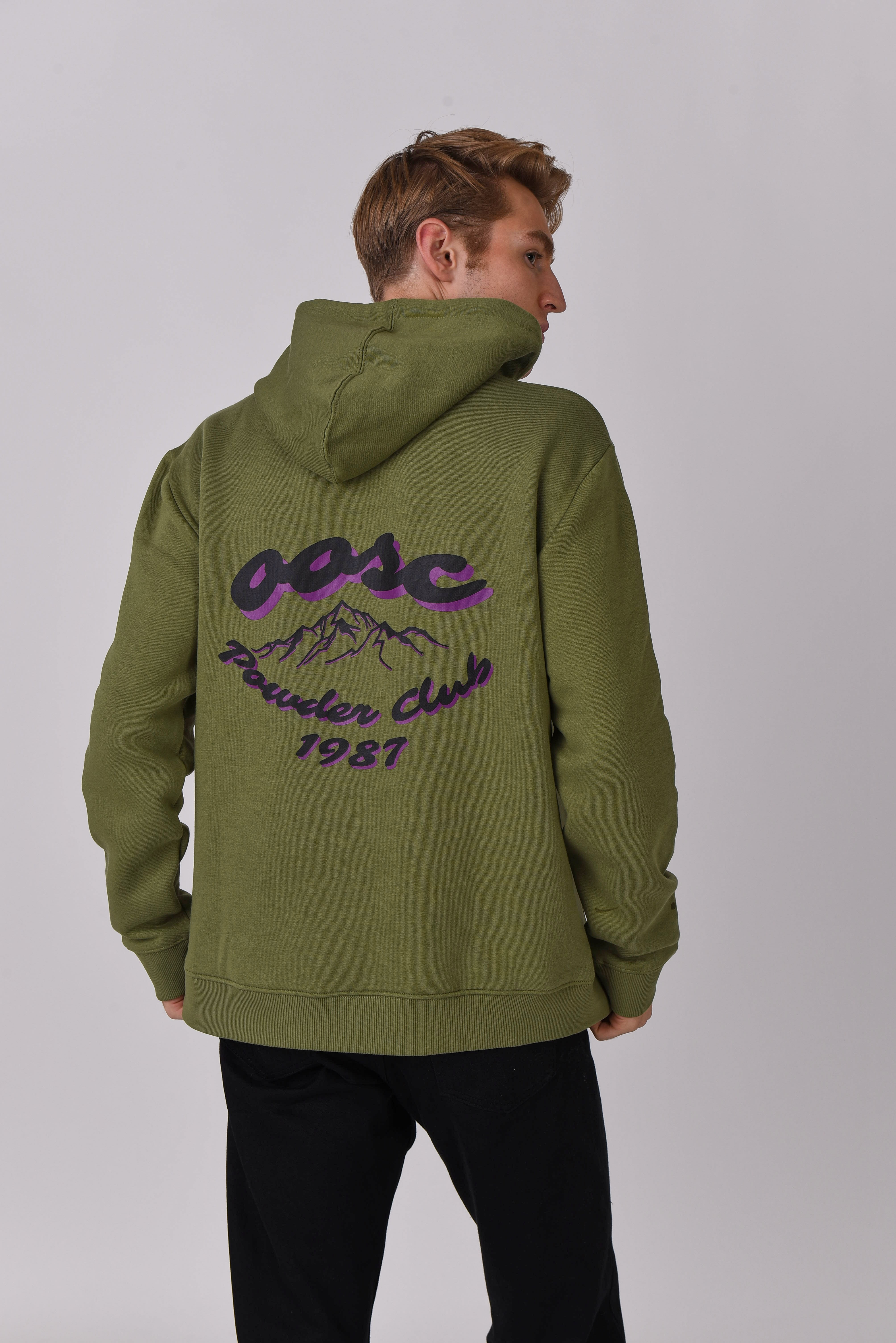 Powder Club Hoodie Khaki